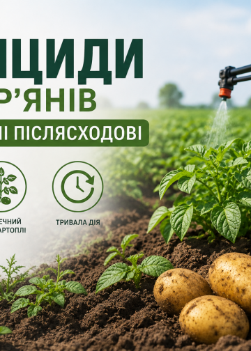 Повний гайд по післясходових гербіцидах для картоплі