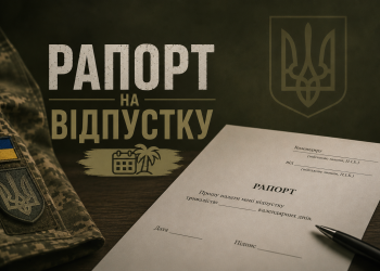 Рапорт на відпустку