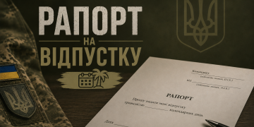 Рапорт на відпустку