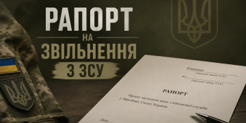 Рапорт на звільненя з ЗСУ