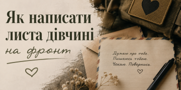 Як написати листа дівчині на фронт