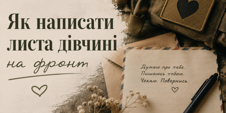 Як написати листа дівчині на фронт