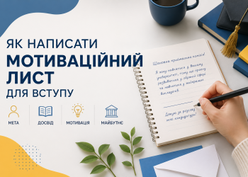 Як написати мотиваційний лист для вступу