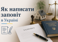 Як написати заповіт