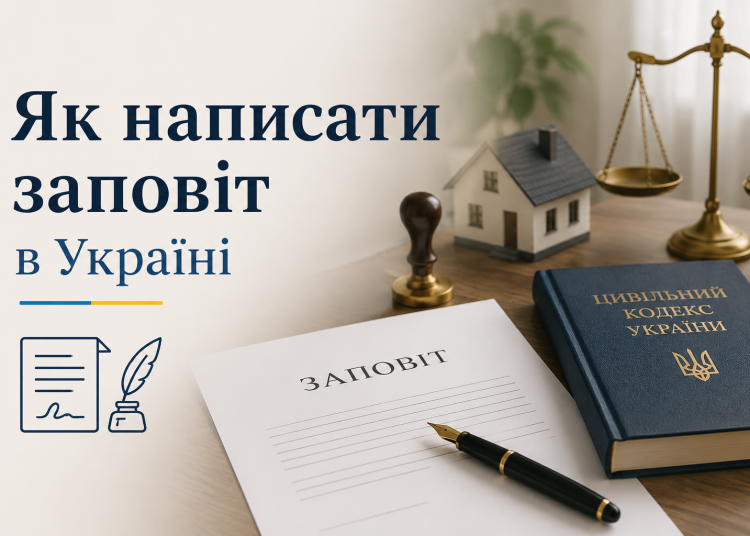 Як написати заповіт