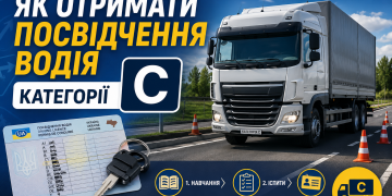 Як отримати водійське посвідчення категорії C