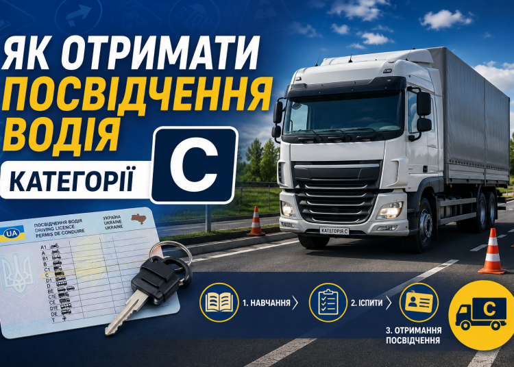 Як отримати водійське посвідчення категорії C