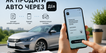 Як продати авто через дію