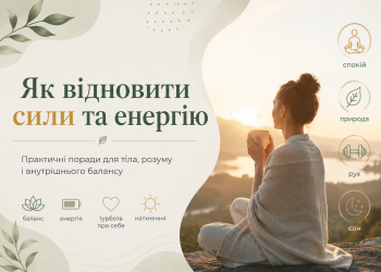Як відновити сили