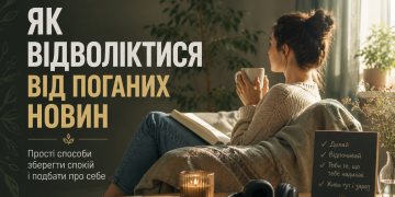як відволіктись від поганих новин