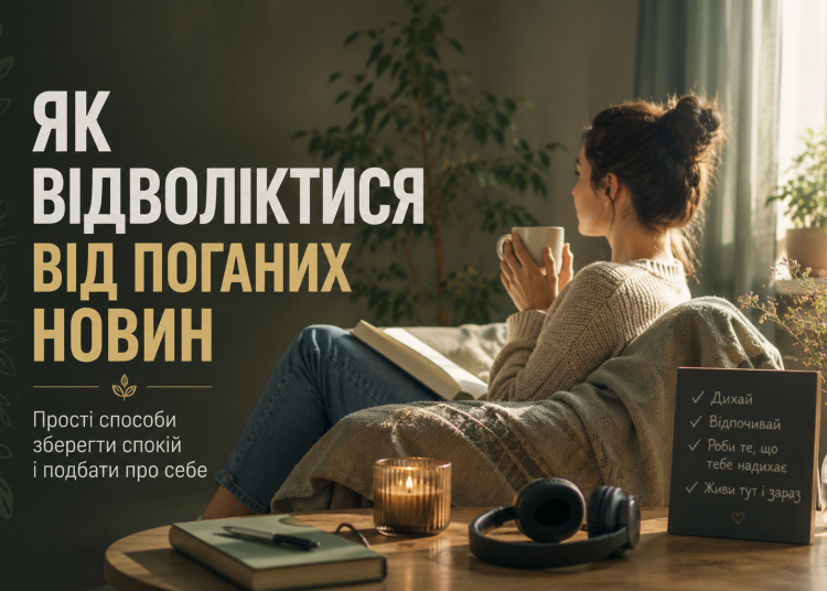 як відволіктись від поганих новин
