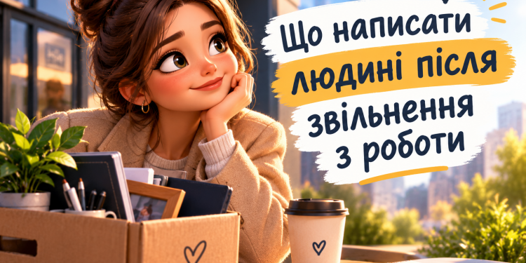 Що написати людині після звільнення з роботи