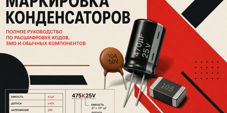 Маркировака конденцаторов